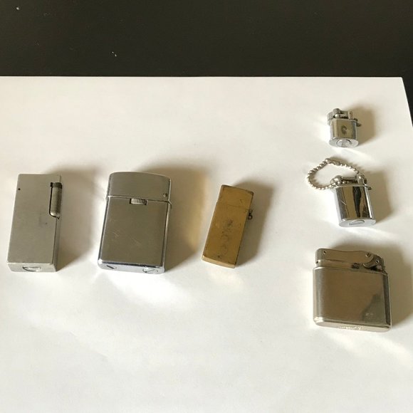 VINTAGE LIGHTERS, CIGARETTE CASE, MYLFLAM, JAPAN, PENGUINS, MAYELL,SAROME, TAIYO - Picture 6 of 7